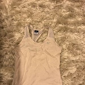 Nike cream tank